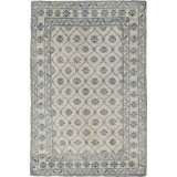 Antique One-of-a-Kind Rectangle 4' x 6'10" Hand Knotted Area Rug