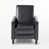 Black Faux Leather selected