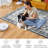 Machine Washable 5x7 Ft Vintage Boho Floral Rug, Non-Slip, Low Pile for Living Room/Bedroom/Entryway/Dining Room/Office -1302645470