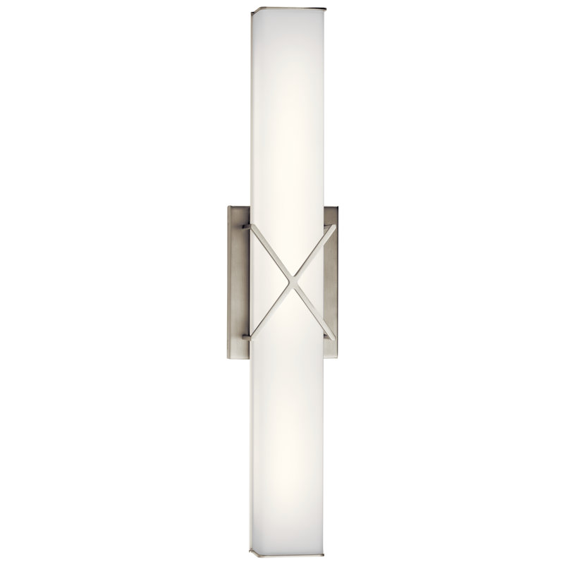 Abdulhameed Dimmable LED Bath Bar, Brushed Nickel