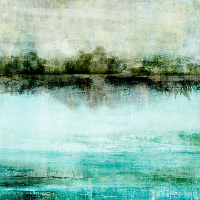 In A Trance Painting, 40" H x 40" W, Image Brush Gel