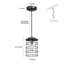 Luminaire suspendu cage cylindrique 1 lumière Ifill