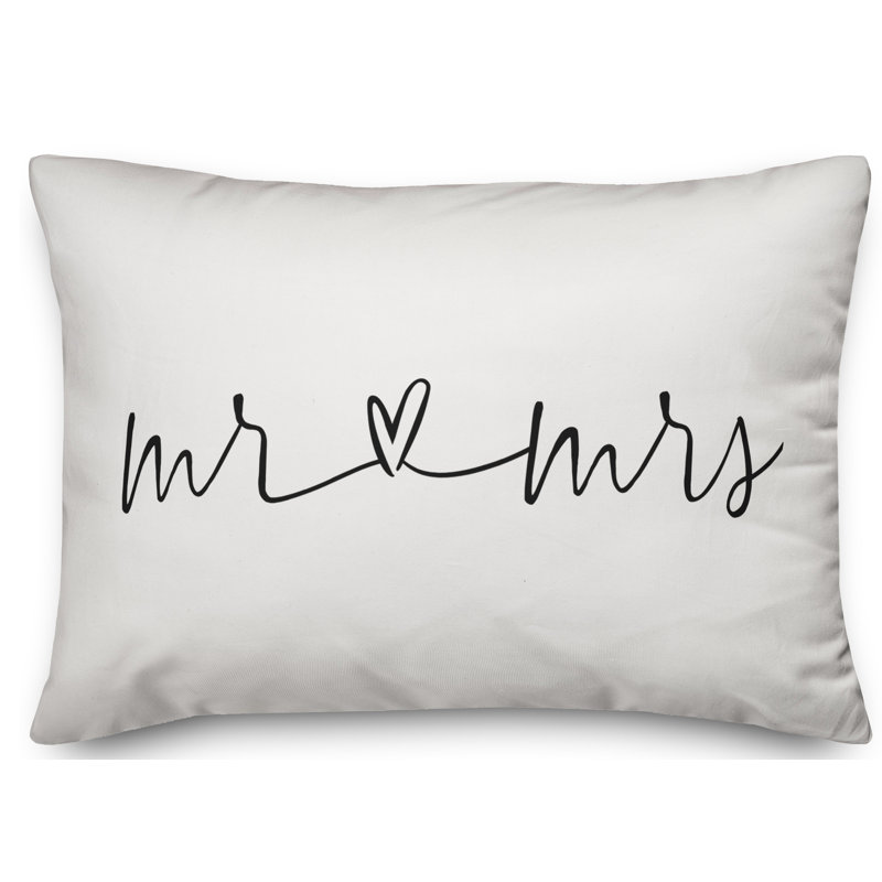 Coussin Mr et Mme, Polyester / Bourre en polyester