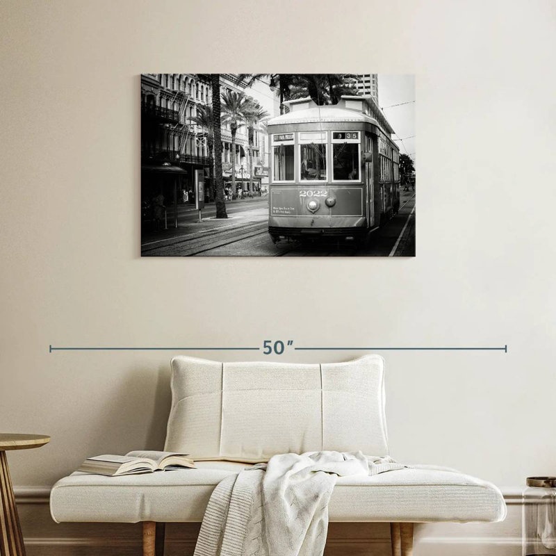 Mehar Black NOLA - Streetcar New Orleans, H 24 po x l 36 po