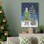 Toile tendue avec châssis de qualité supérieure Folksy Father Christmas II - prête à être accrochée-1044567961