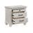 Izaguirre Wood 3-Drawer Nightstand In Gray