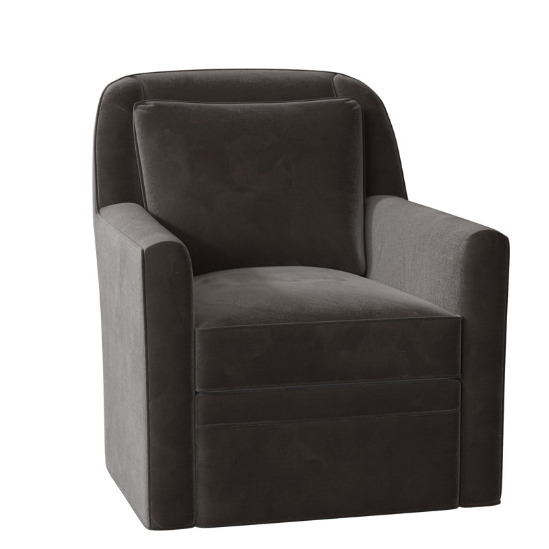 Weston 81.28Cm Wide Swivel Armchair, 9953 Mink 100% Polyester