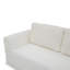 Canapé-lit convertible 2-en-1 pliant, canapé-lit en velours côtelé moderne avec 2 * coussins, canapé-lit modulaire sans dossier avec lit escamotable Futon et canapé-lit pliant pour le salon beige-1407230454-1407230450