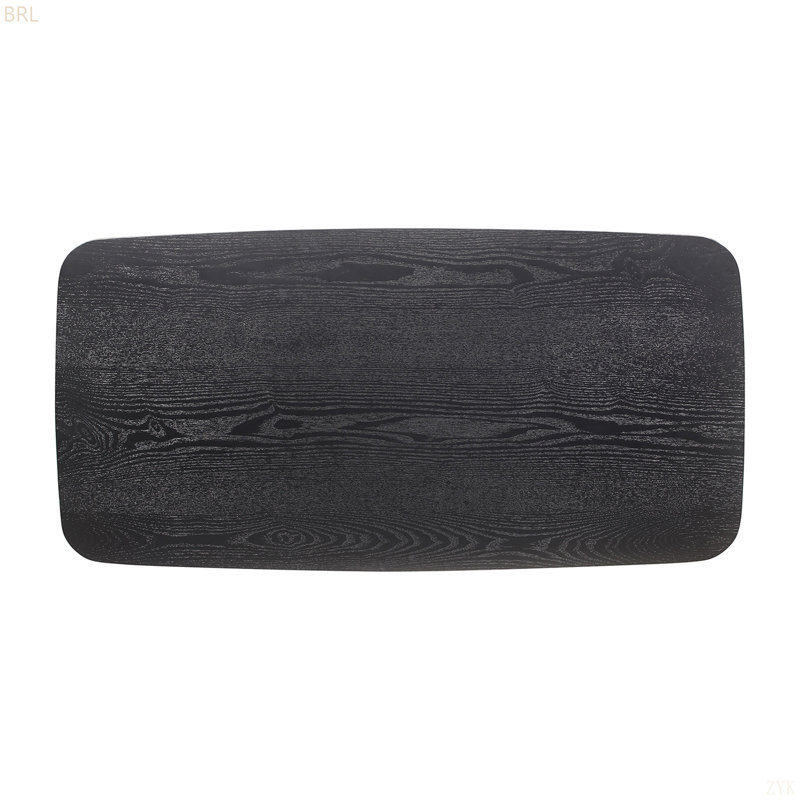 3 Piece Rectangular Coffee Table Set, Black
