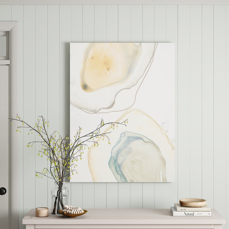 «Ocean Oysters III», reproduction sur toile, H 48 po x l 36 po , Toile tendue, Sans cadre