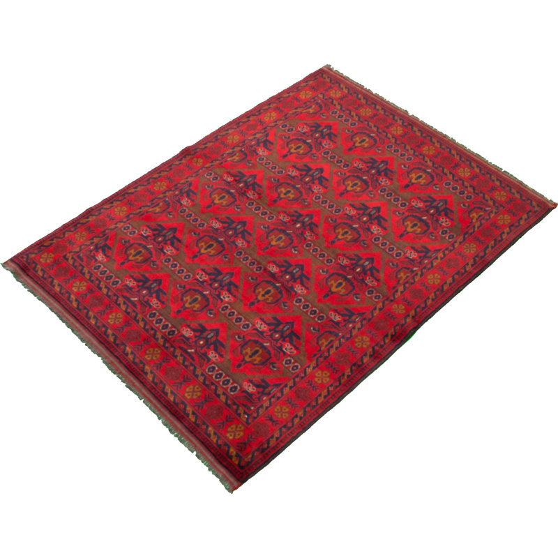 Tapis de la surface en laine 5 pi x 6 pi 7 po à la main one-of-kind-noué la 2010 esari turque Allaina