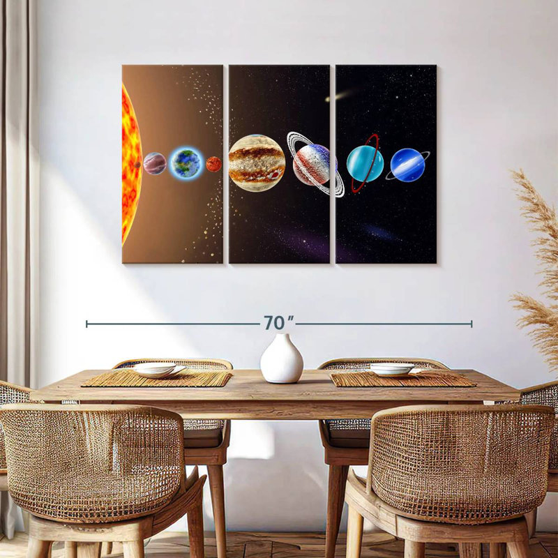 Oberle Planet Alignment, 36" H x 57" W