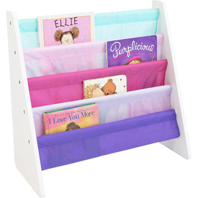 White Kids Book Rack Storage Books...