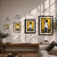 Celestial Companion Retro - Framed Print-1314061867-1314061847