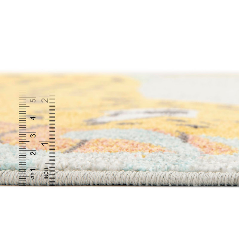 Tapis Whimsy, Rectangle 2 pi 2 po x 3 pi 11 po