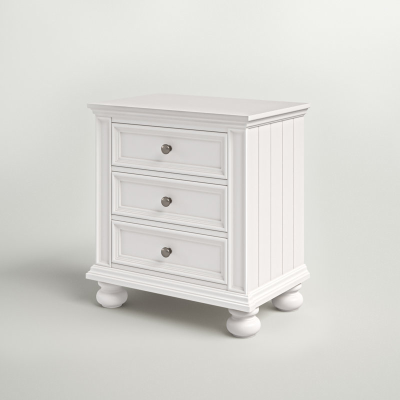 Patillo 26'' W Nightstand, White