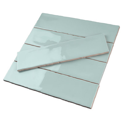 Supreme Tile Rustic 2.95 in. X 11.81 in. Polished Ceramic Subway Wall Tile