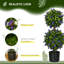 70cm Faux Flowering Topiary in Pot