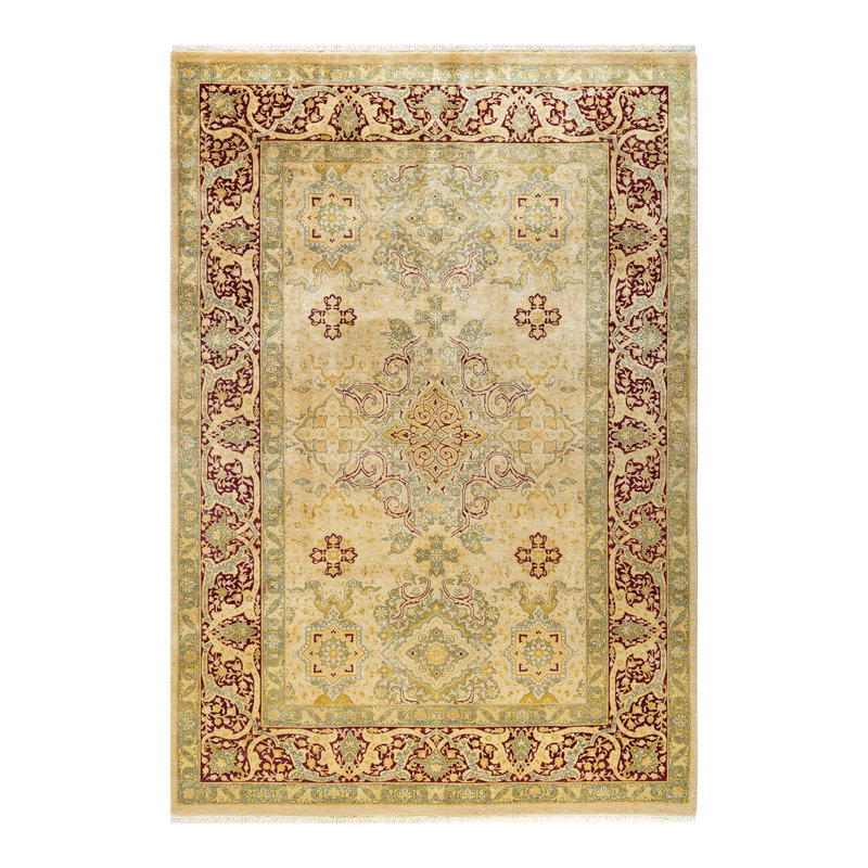 Classic One-of-a-Kind 6' 3" X 8' 10" Hand Knotted Area Rug