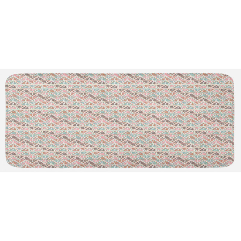 Rustic Synthetic Kitchen Mat