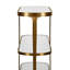 52'' W Glass Console Table