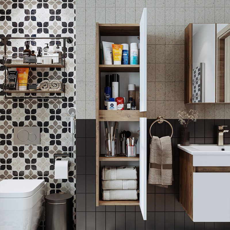 Bathroom Cabinet, Atlantic Pine