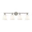 Ensemble de meuble-lavabo à 4 lumières Fusion - Nickel brossé Bolzano-539274749-539274748