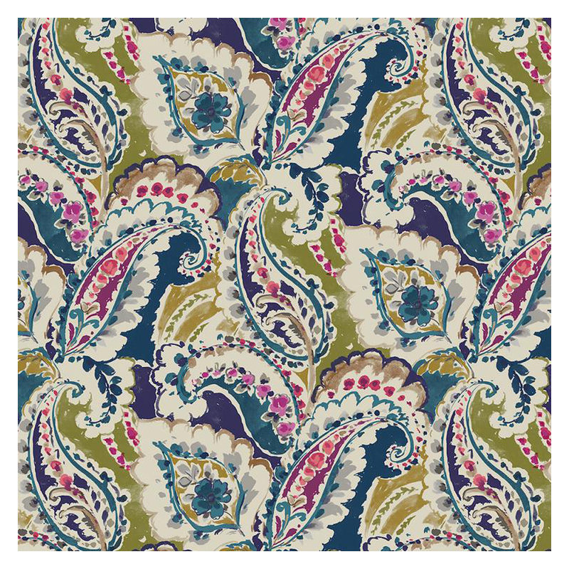 Tissu cachemire, Turquoise