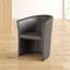 Julio Faux Leather Barrel Chair