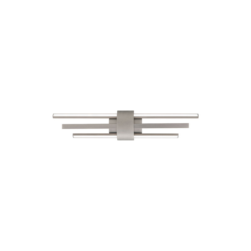 Melody LED Bath Vanity & Wall Light, Brushed Nickel