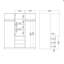 Bonaira 3 Door Manufactured Wood Wardrobe-82963258