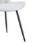Ensemble de chaises de salle à manger en polyuréthane à coussin de siège allongé - quatre pièces, idéales pour une salle à manger confortable et un décor moderne-396049745