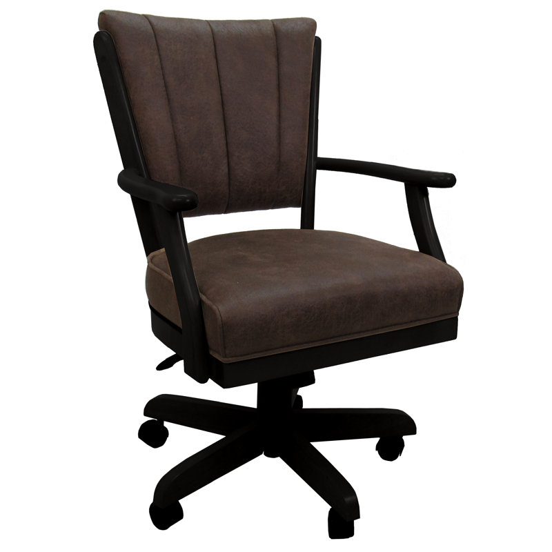 Fauteuil de roulette pivotant Classic, Whisky du Nord-Ouest, Noir, Noir