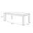 Modern Nut-Brown Rectangular Solid Wood Dining Table-223132008