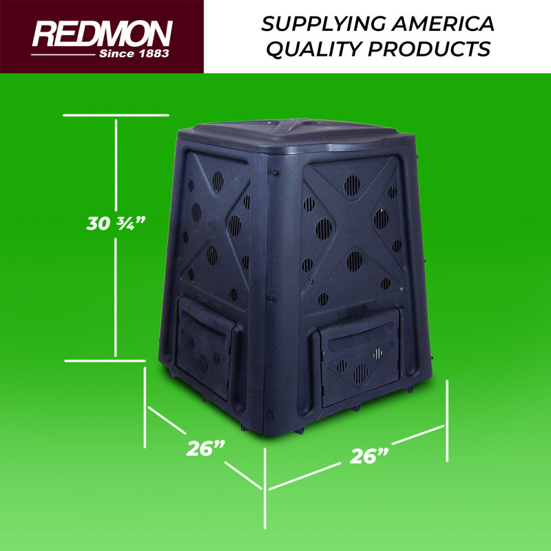 65 gallons Composteur stationnaire