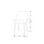 50cm H Velvet Upholstered Side Chair