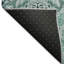 Tapis bleu sarcelle lavable à la machine Premium Prisco-834965661