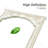 Rectangle Wood Full Length Mirror Wall Mirror with Inner Arch Carved Frame-458071102