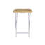 Ensemble de 2 tables-plateaux Medallion - naturel / blanc