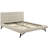 Julia Queen Biscuit Tufted Upholstered Fabric Platform Bed-1581678390