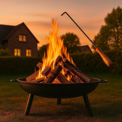 68cm Round Fire Pit Stand