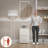Dallas Modern 2-Drawer Nightstand/Small Desk - Versatile Storage - W17.8" - White