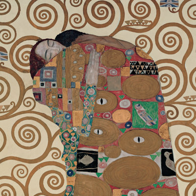 Fulfillment by Gustav Klimt - Wrapped Canvas Print