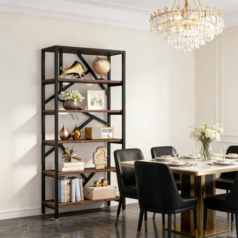 Versatile Shelf Display,Sturdy Bookshelf,Modern Bookcase