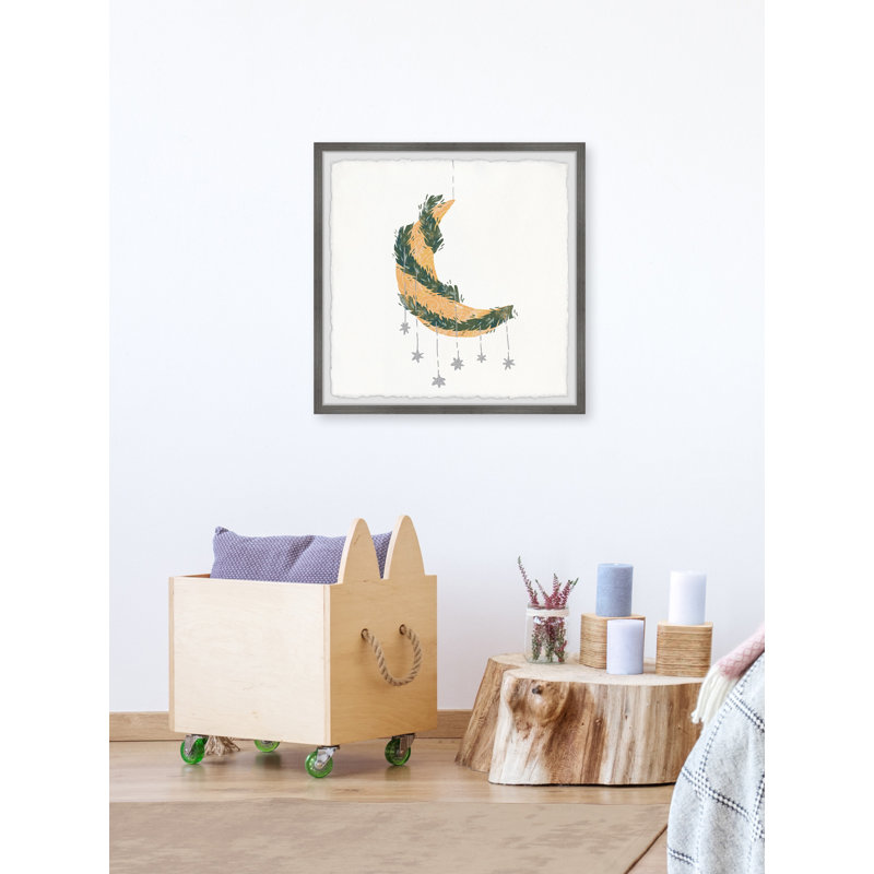 Hanging Stars - Single Picture Frame Painting, 30cm H x 30cm W x 3.81cm D