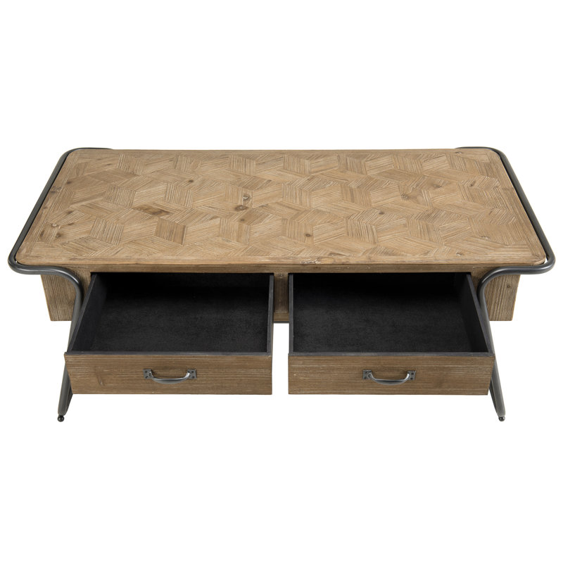 Dover Sled Coffee Table with Storage