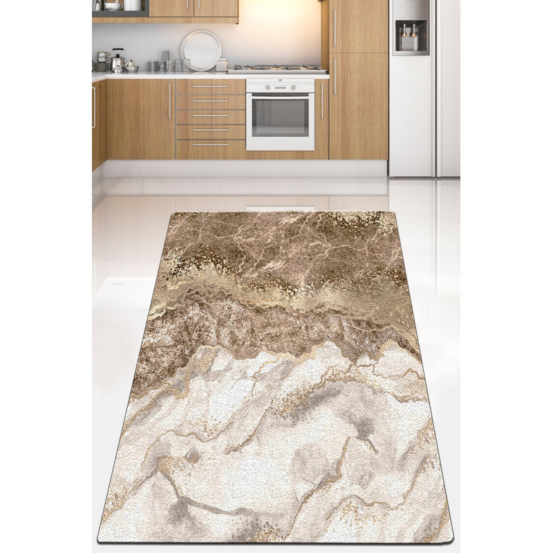 Premium 100% Polyester Area Rug, 39.4 x 62.9 Inches | Antibacterial & Non-Slip Underside, 0.4 in Pile Height | Machine Washable, Perfect for Living Room or Bedroom | Soft, Durable, Easy Care Design