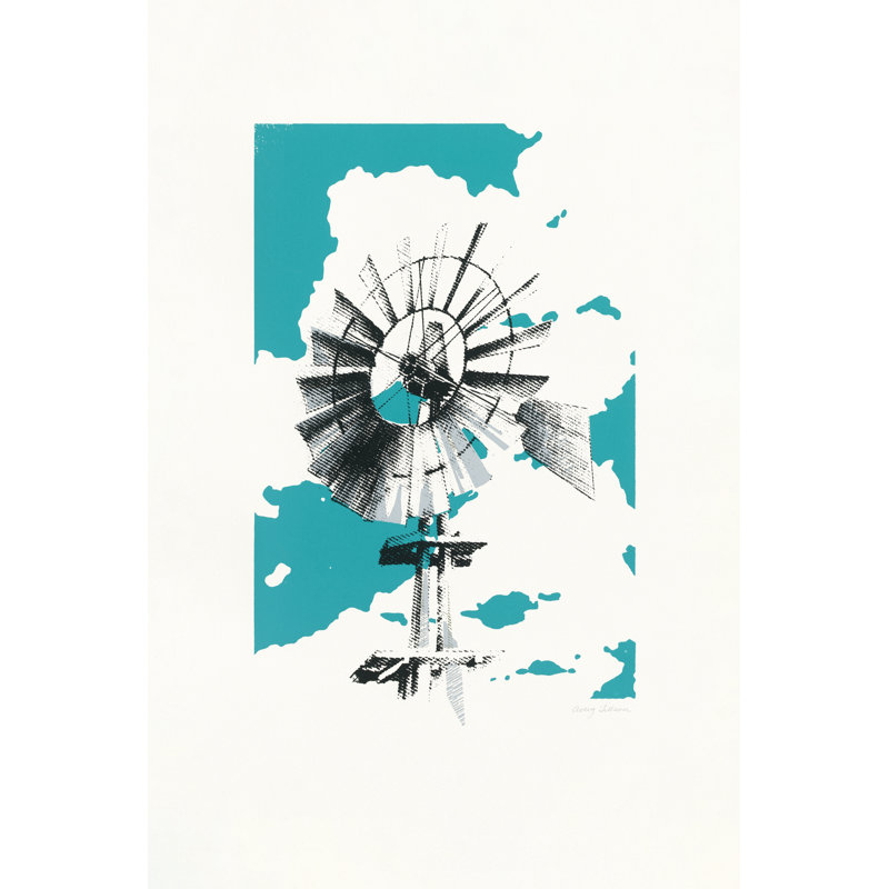 «Texas Wind» par Avery Tillmon - impression sur toile tendue, H 36 po x l 24 po, Non, Toile encadrée flottée blanche
