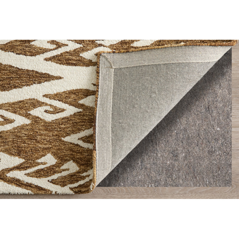 Wallace Transitional Medallion Brown Area Rug, Rectangle 5' x 8'