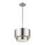 Luminaire suspendu en nickel brossé 1 lumière Acklin-117592179-117592182